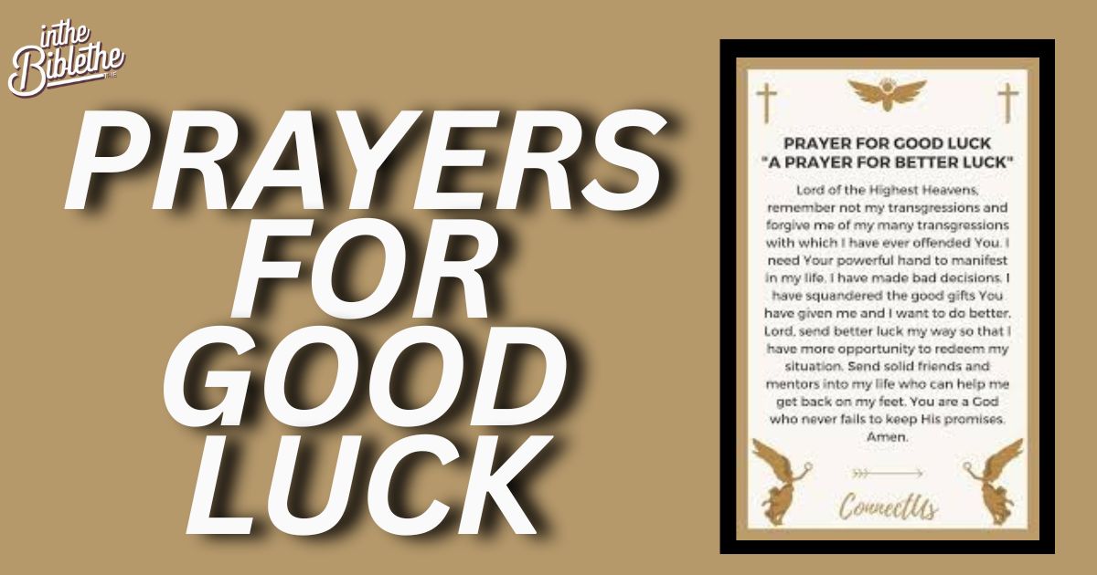 30 Powerful Prayers for Good Luck