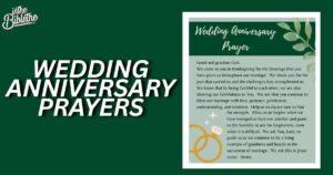 50 Powerful Wedding Anniversary Prayers