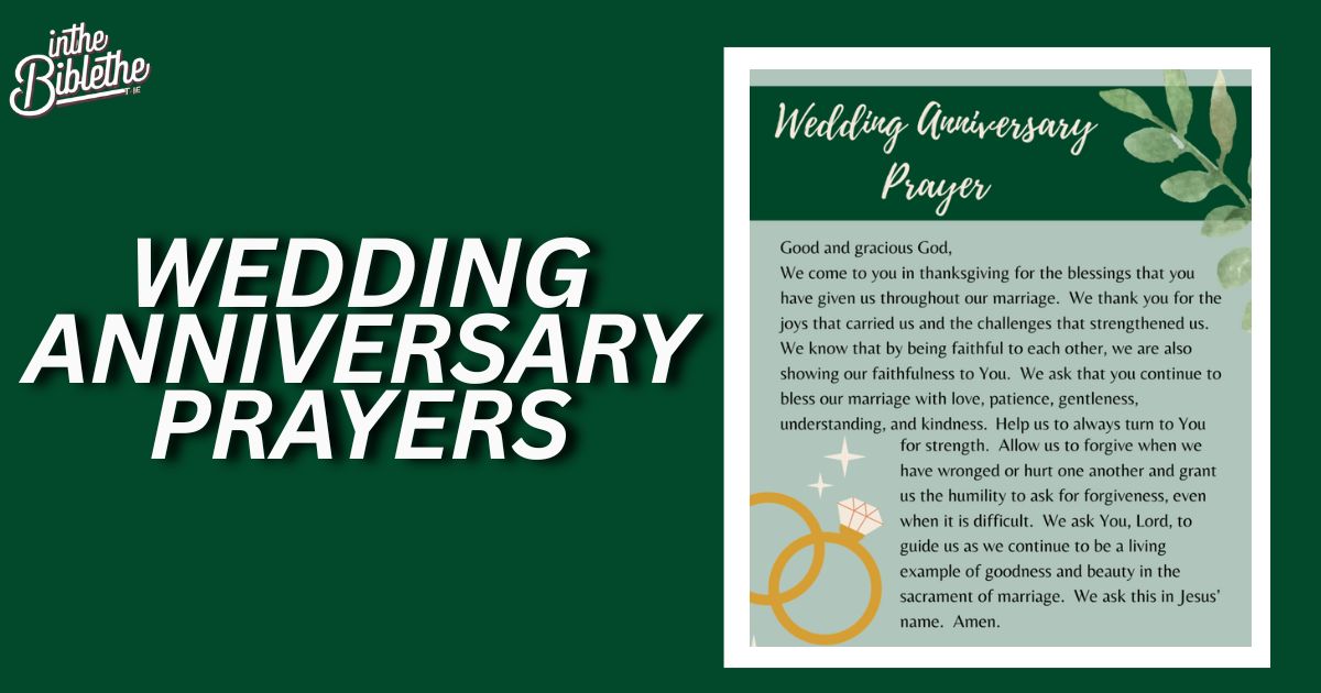 50 Powerful Wedding Anniversary Prayers