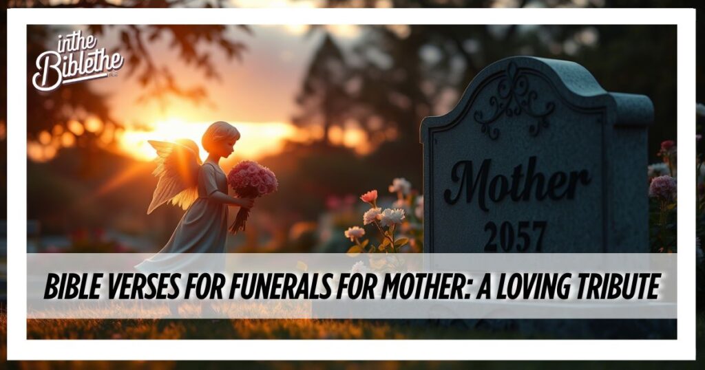 Bible Verses for Funerals for Mother: A Loving Tribute