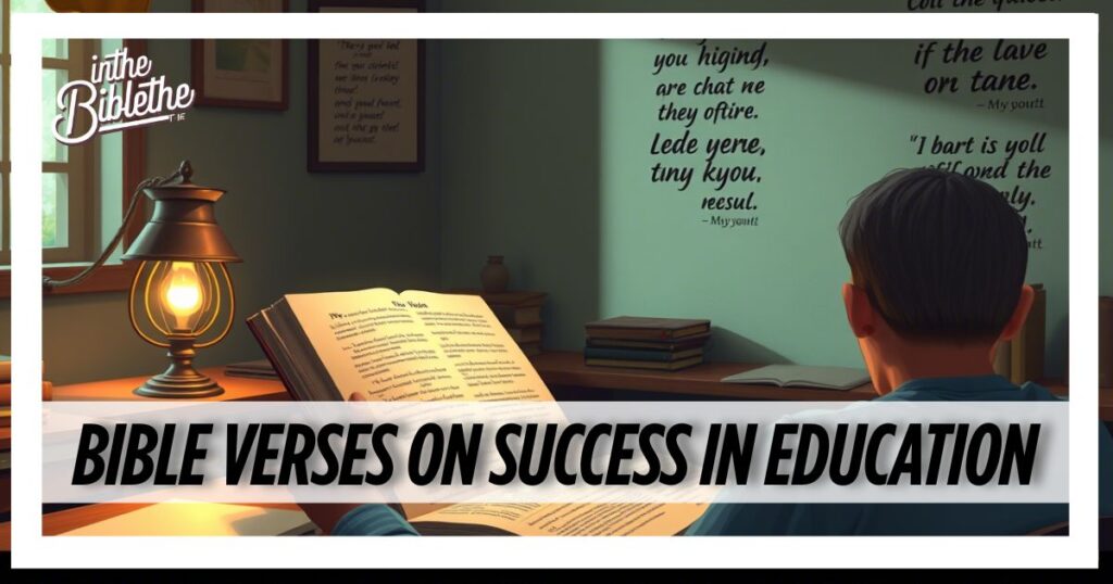 Bible Verses on Success in Education