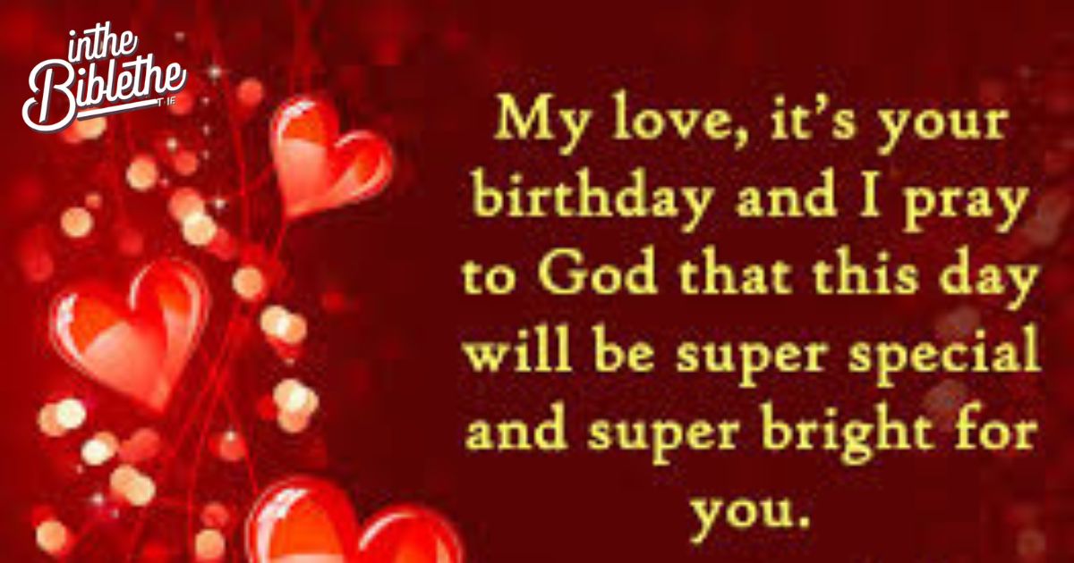 Birthday Prayer Message for My Love