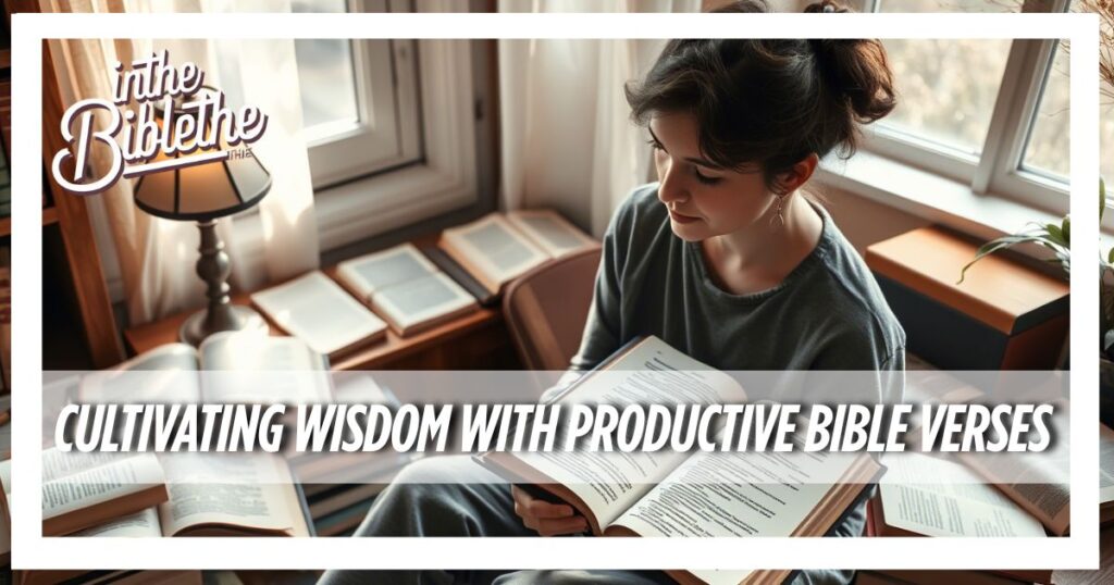 Cultivating Wisdom with Productive Bible Verses