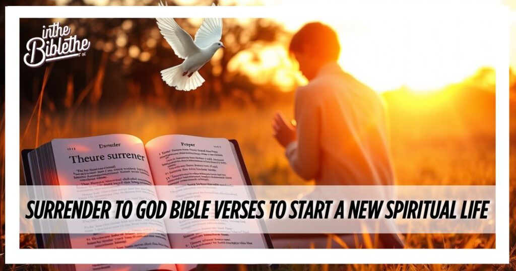 Fully Surrender to God Bible Verses and Touch of God’s Grace