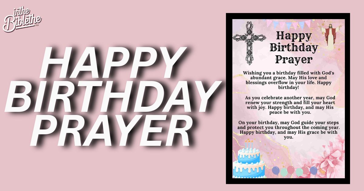 Happy Birthday Prayer