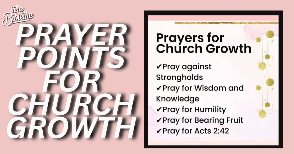 Prayer Points for Church Growth