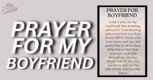 Prayer for My Boyfriend