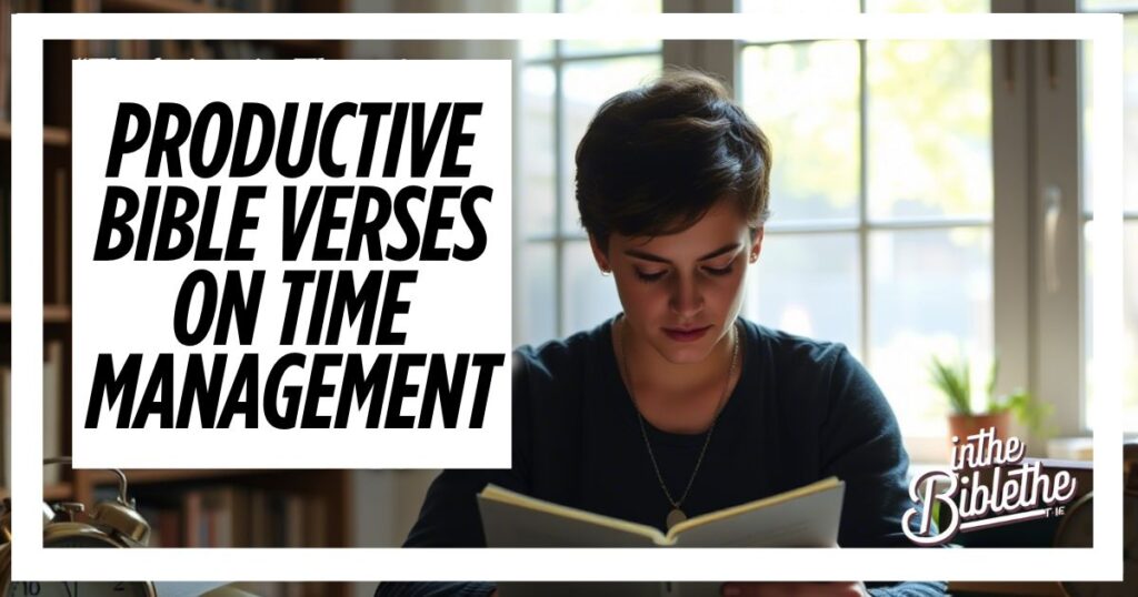 Productive Bible Verses on Time Management