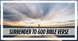 Surrender to God Bible Verse