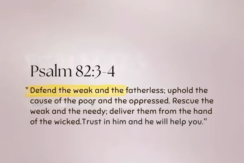 Psalm 82:3-4